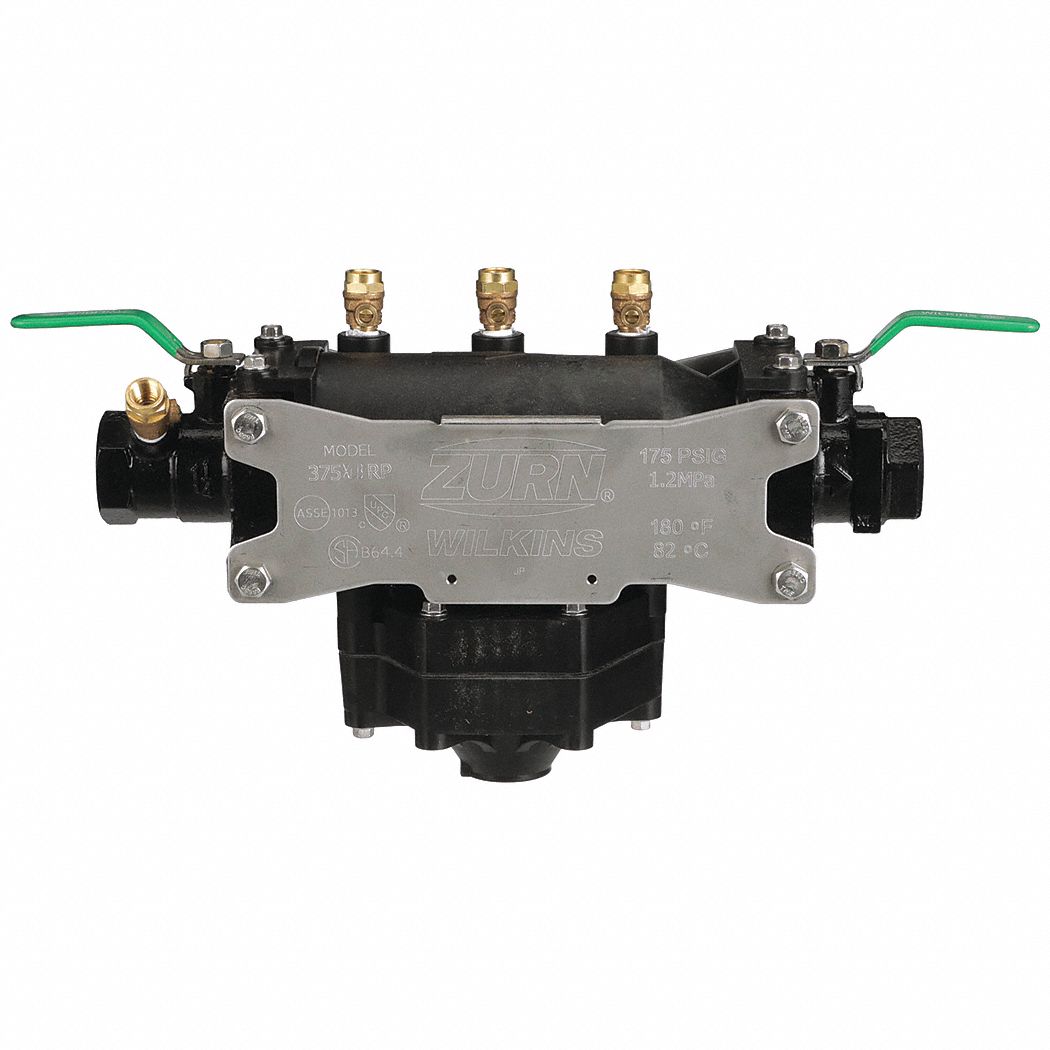Reduced Pressure Zone Backflow Preventer: 375XLB, Std Configuration, Bronze, FNPT