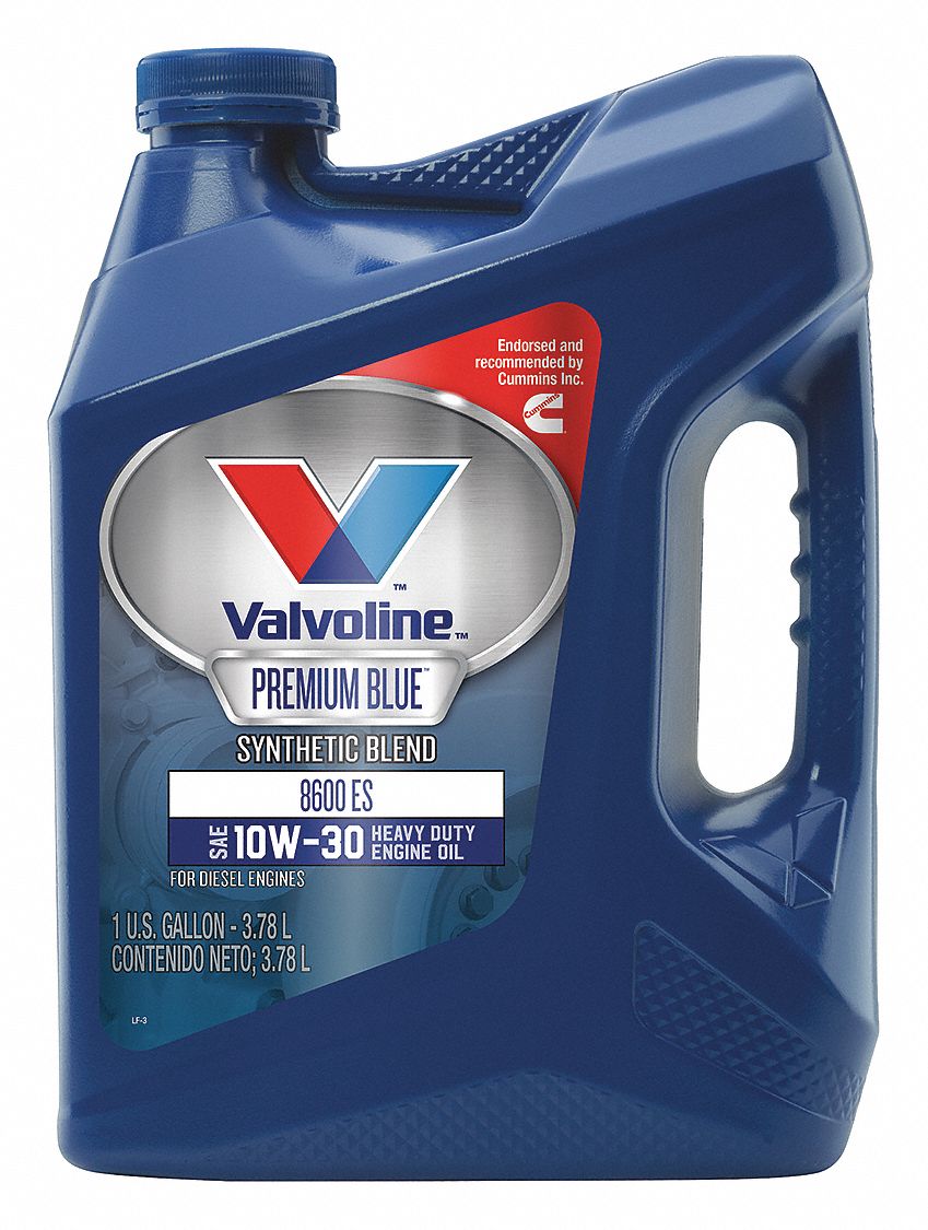 maak je geïrriteerd Ontvanger Dagelijks VALVOLINE Synthetic Blend, Engine Oil, 1 gal, 10W-30, For Use With Diesel  Engines - 46KK33|818289 - Grainger