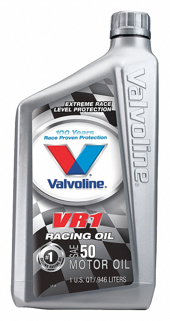 VALVOLINE Conventional, Engine Oil, 1 qt, 50, For Use With Gasoline