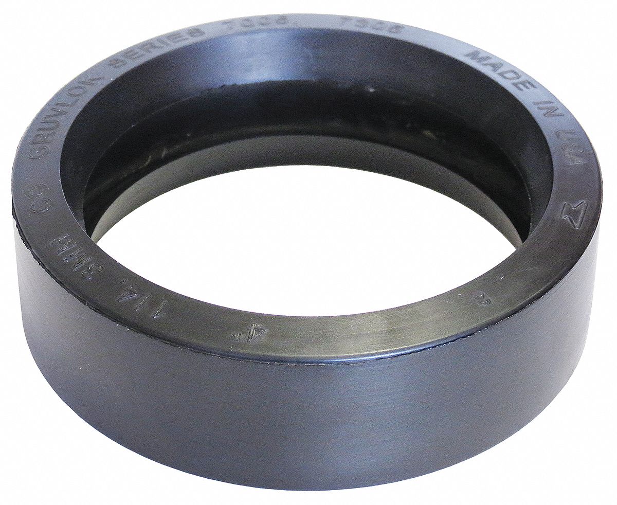 2 in For Coupling Size, Black, Gruvlok Gasket 46KK720390077501