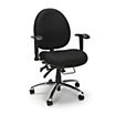 24/7 Extreme Use Fabric Desk Chairs with Adjustable Arms image