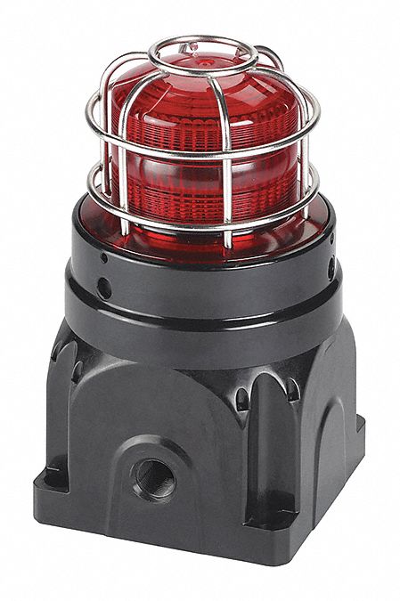 Strobe Light: Xenon, 220 to 240V AC, 8 15/16 in Overall Ht, 8 15/32 in Overall Lg