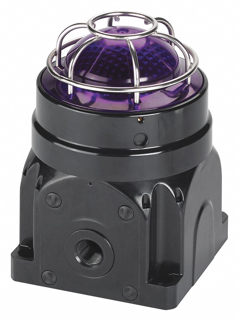 Warning Light: LED, 120 to 240V AC, 7 1/2 in Overall Ht, 5 7/32 in Overall Lg