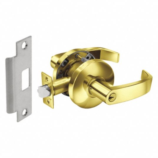 SARGENT Lever Lockset, Mechanical, Standard Duty, Different, Bright ...