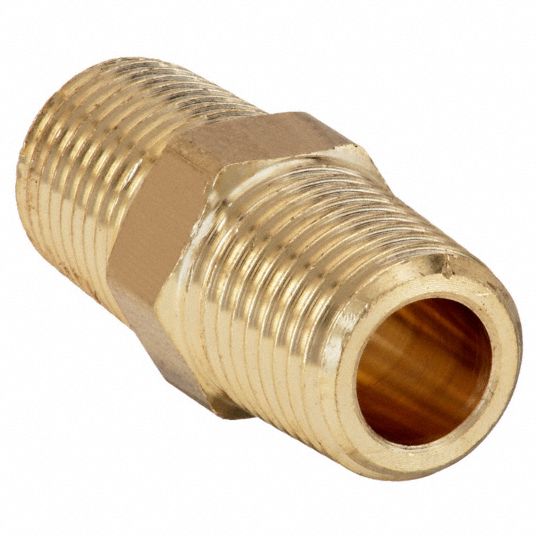 Brass Hex Nipple Fitting