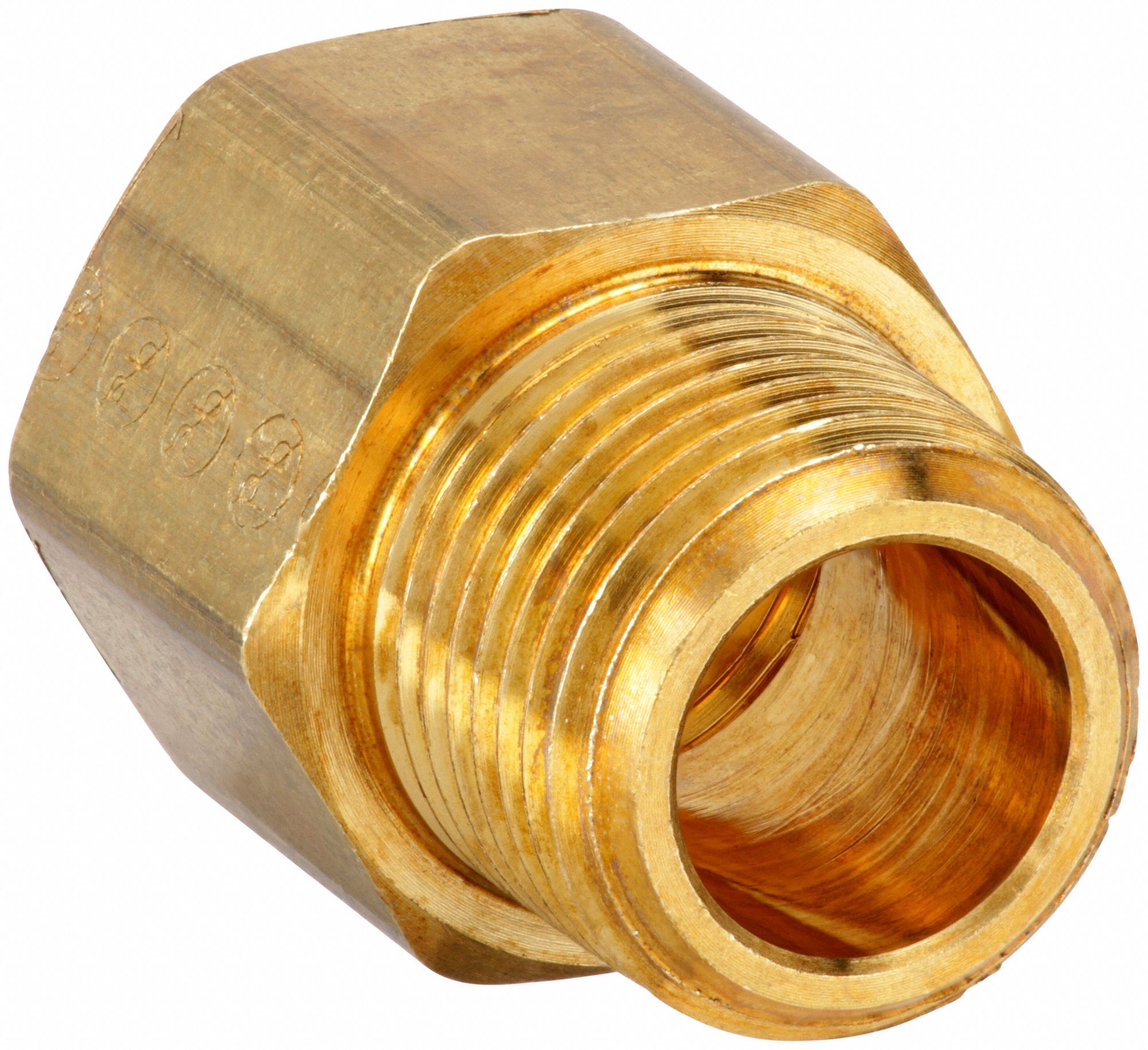 Brass Pipe Thread Adapter Fitting - FPT x MPT Reducer