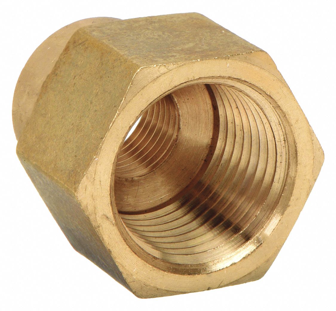 REDUCING COUPLING: BRASS, ½ IN X ¼ IN FITTING, FEMALE NPT X FEMALE NPT, COUPLING