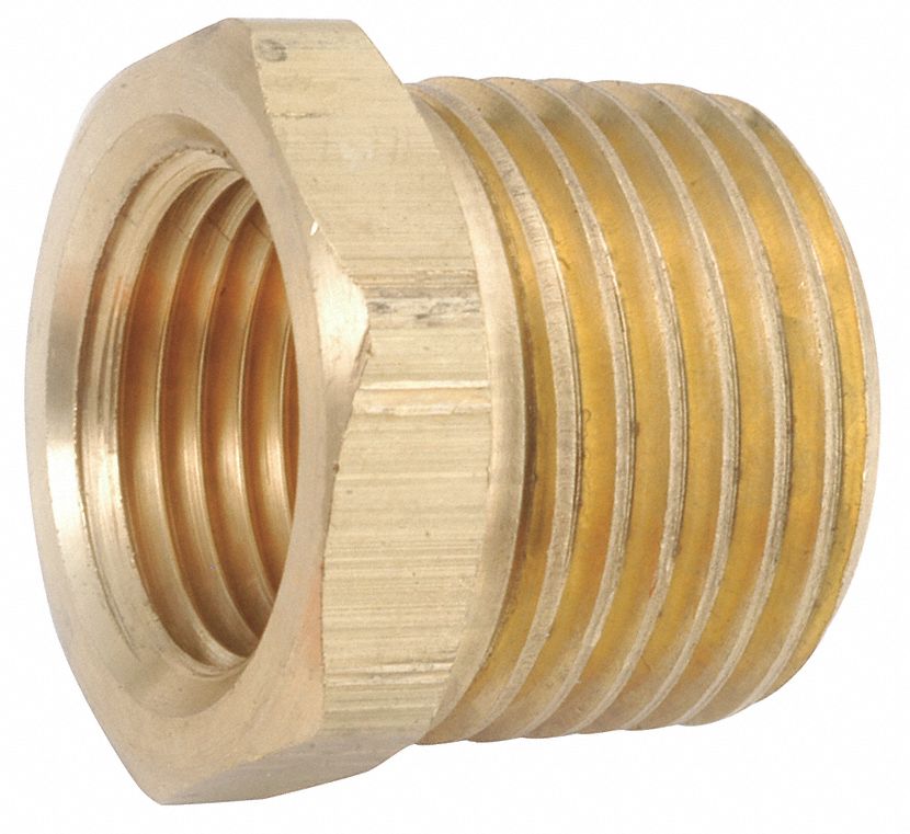 Grainger Approved Brass Hex Bushing Mnpt X Fnpt 3 4 In X 1 2 In Pipe Size 1 Ea 46m480 18 Grainger