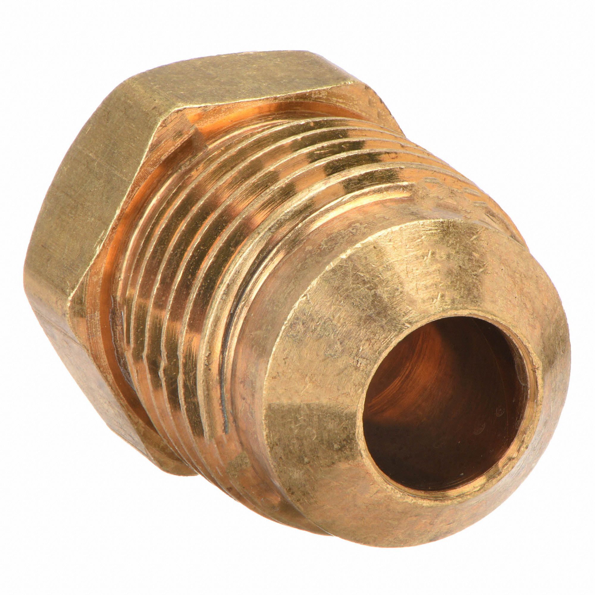 GRAINGER APPROVED Plug, Male Flare Connection Type, 3/8 in Tube Size