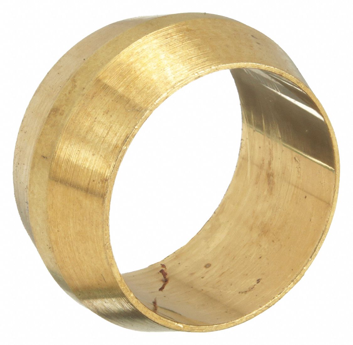 SLEEVE: BRASS, COMPRESSION, FOR ½ IN TUBE OD, ALUMINUM/COPPER/THERMOPLASTIC