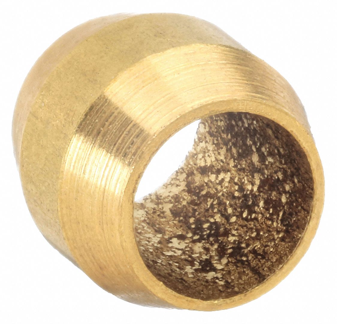 SLEEVE: BRASS, COMPRESSION, FOR ⅛ IN TUBE OUTSIDE DIAMETER