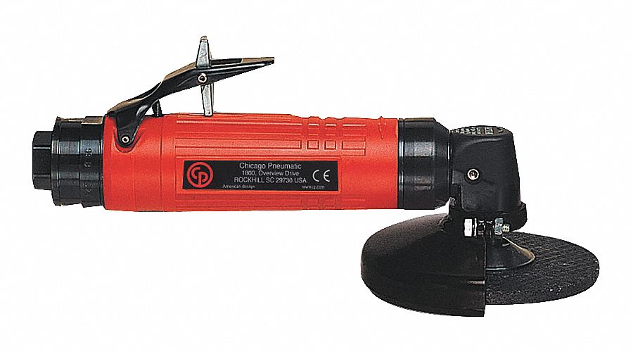 ANGLE GRINDER, 4 IN WHEEL DIAMETER, 0.8 HORSEPOWER, 13,000 RPM MAXIMUM SPEED, 3/8 IN