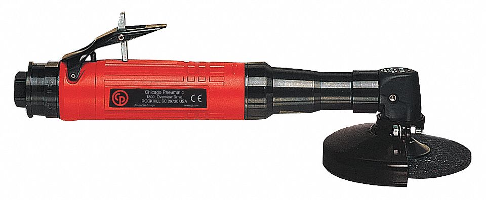 ANGLE GRINDER, 4 IN WHEEL DIAMETER, 0.8 HORSEPOWER, 13,000 RPM MAXIMUM SPEED, 3/8 IN