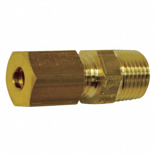 Legris - Compression Tube Connector: 1/4″ Thread, Compression x