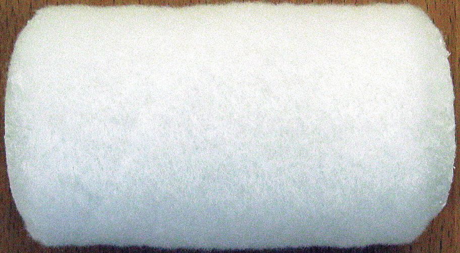 TRIM ROLLER COVER, FOR SMOOTH SURFACE, 100 MM L, 10 MM NAP, PLASTIC/POLYESTER BLEND