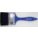 PINCEAU, PLATE, BLEU, 9 1/2 POLX1/2PO EPAIS, POILS SOIE PORC PURE NOIRE / PLASTIQUE / ETAIN