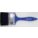 PAINTBRUSH, FLAT, BLUE, 9 1/2 IN L/1/2 IN THICK, PURE CHINA BRISTLE/PLASTIC/TIN