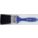 CLASSIC PAINTBRUSH, FLAT, BLUE, 9 IN L/9/16 IN THICK, TIN/PLASTIC/PURE CHINA BRISTLE