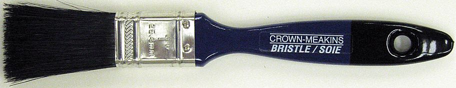PAINTBRUSH, SEMI-PRO, 8 1/2 IN L/7/16 IN THICK, PURE CHINA BRISTLE/PLASTIC