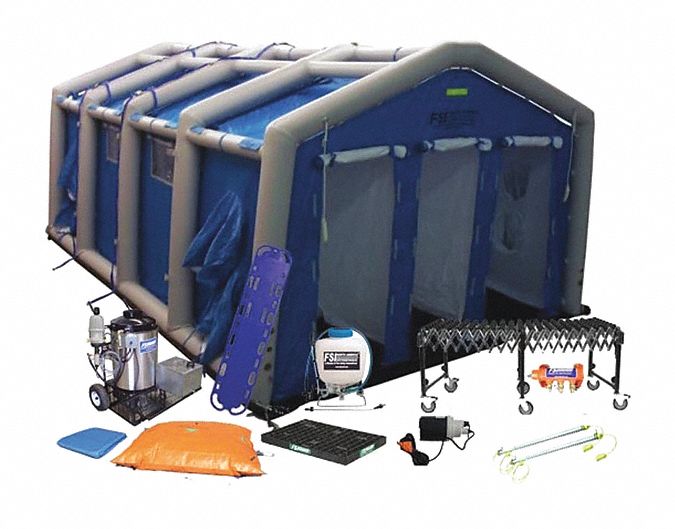 Decontamination Shower Blue 108 in H