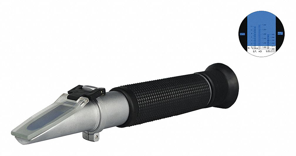 Refractometer: Refractive Index/Serum Protein/Specific Gravity (Urine), +/-0.0005, Auto