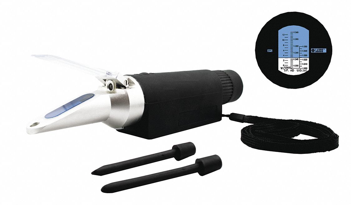 Refractometer: Refractive Index/Serum Protein/Specific Gravity (Urine), +/-0.0003, Auto