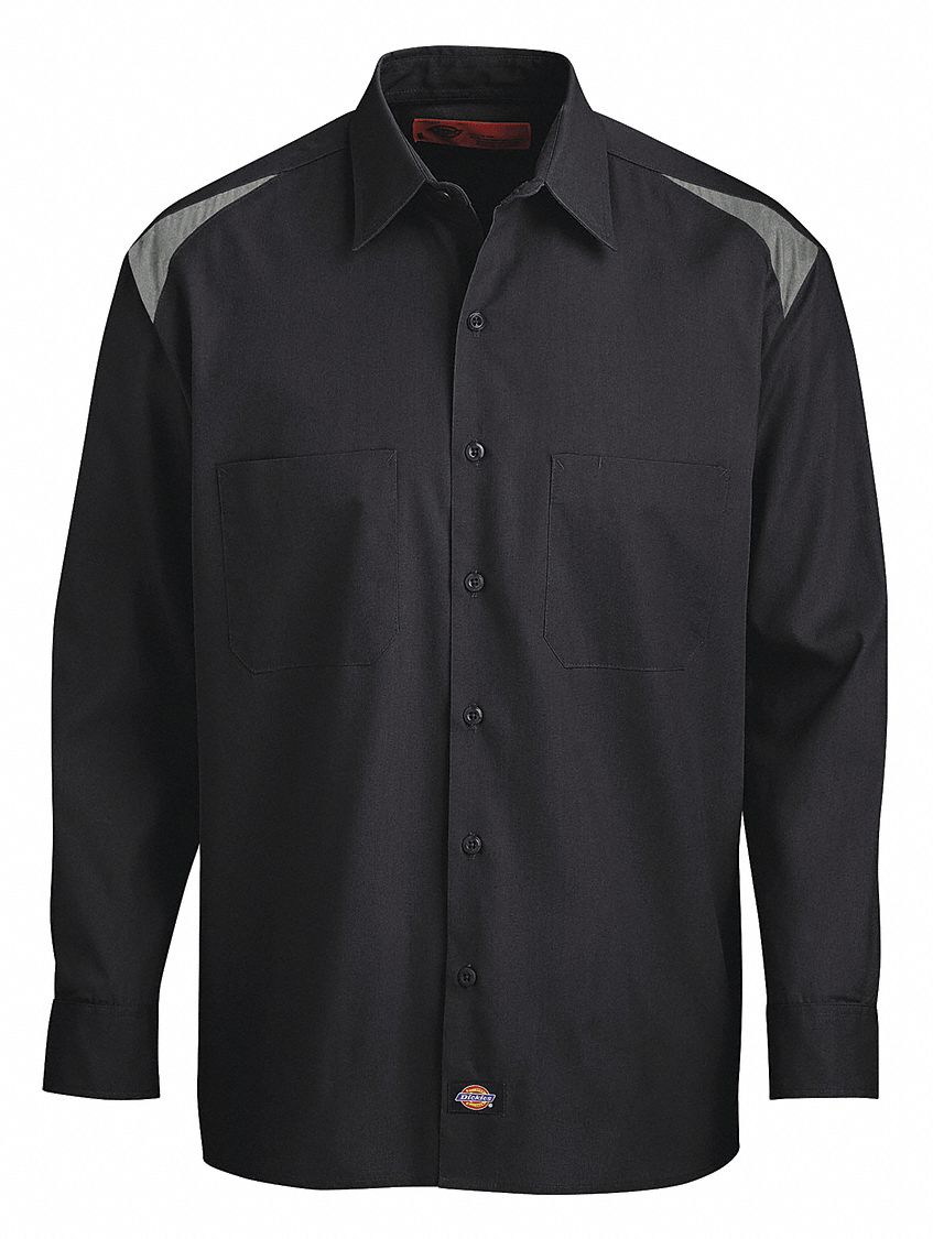 Long Sleeve Shirt, Black Smoke, 2XL