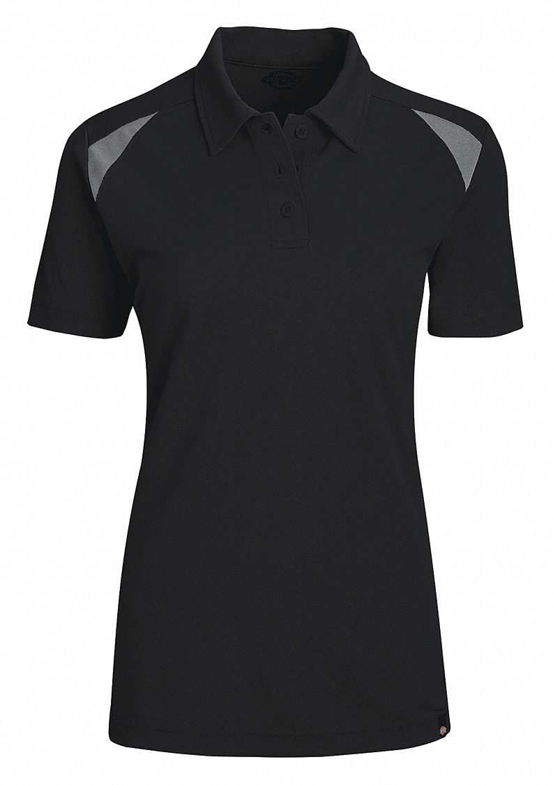 Short Sleeve Polo, Black Smoke, XL