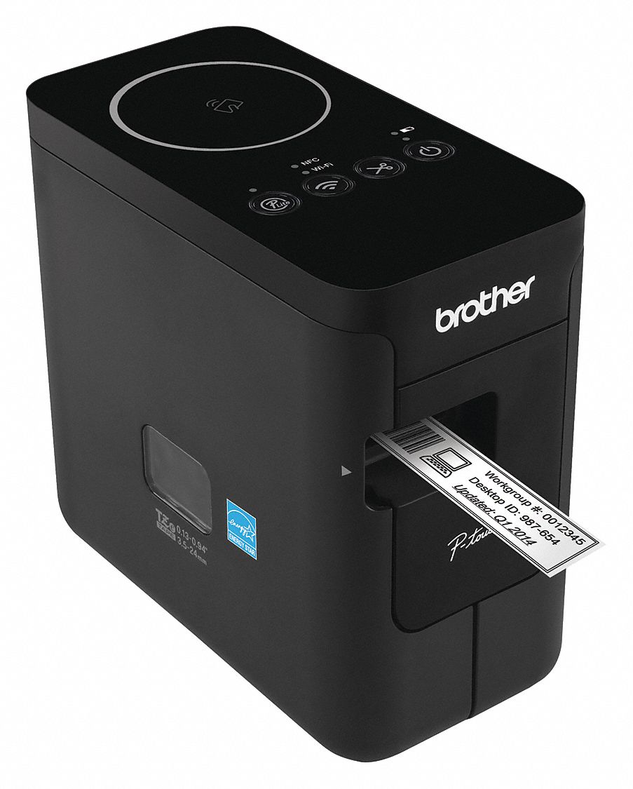 BROTHER, 0.71 in Max. Wd, 180 dpi/360 dpi, Printer - 46MV76|PT P750WVP -