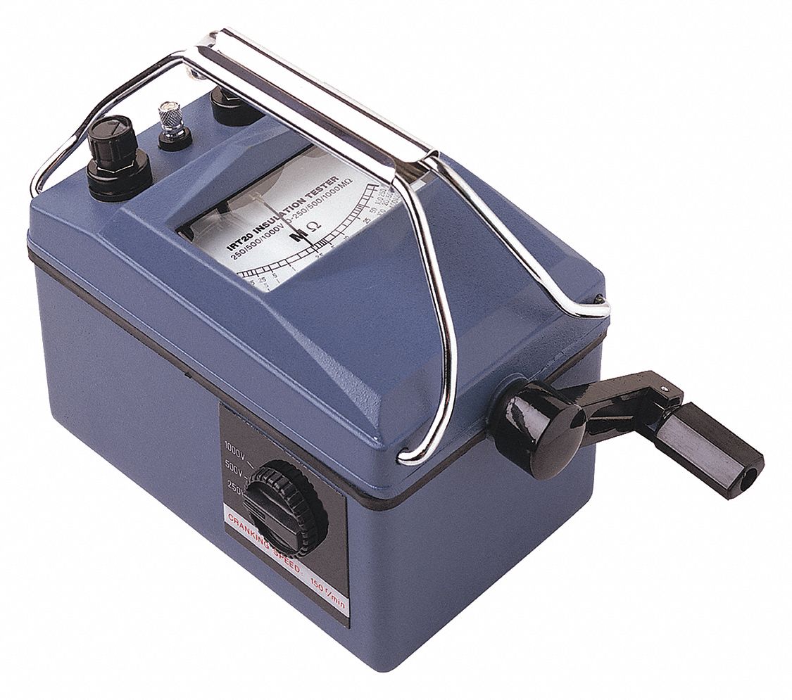 UEI TEST INSTRUMENTS Analog Hand Cranked Megohmmeter; Insulation