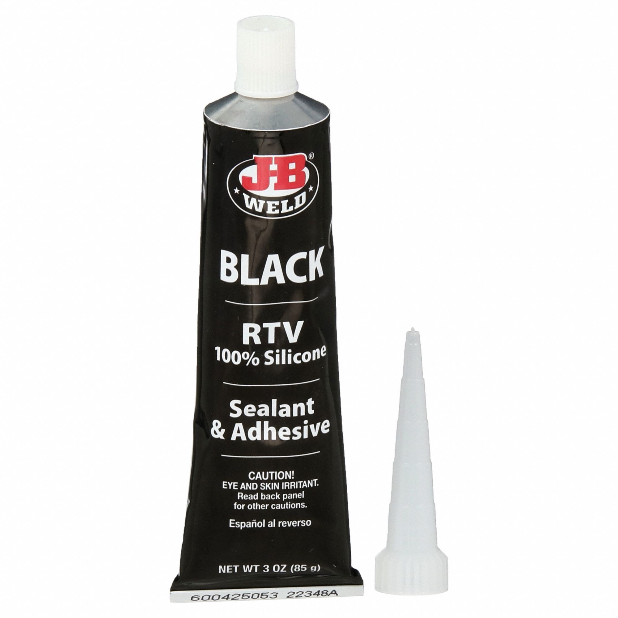 JB WELD, Black, 3 oz, Silicone Adhesive Sealant 46MV9031319 Grainger