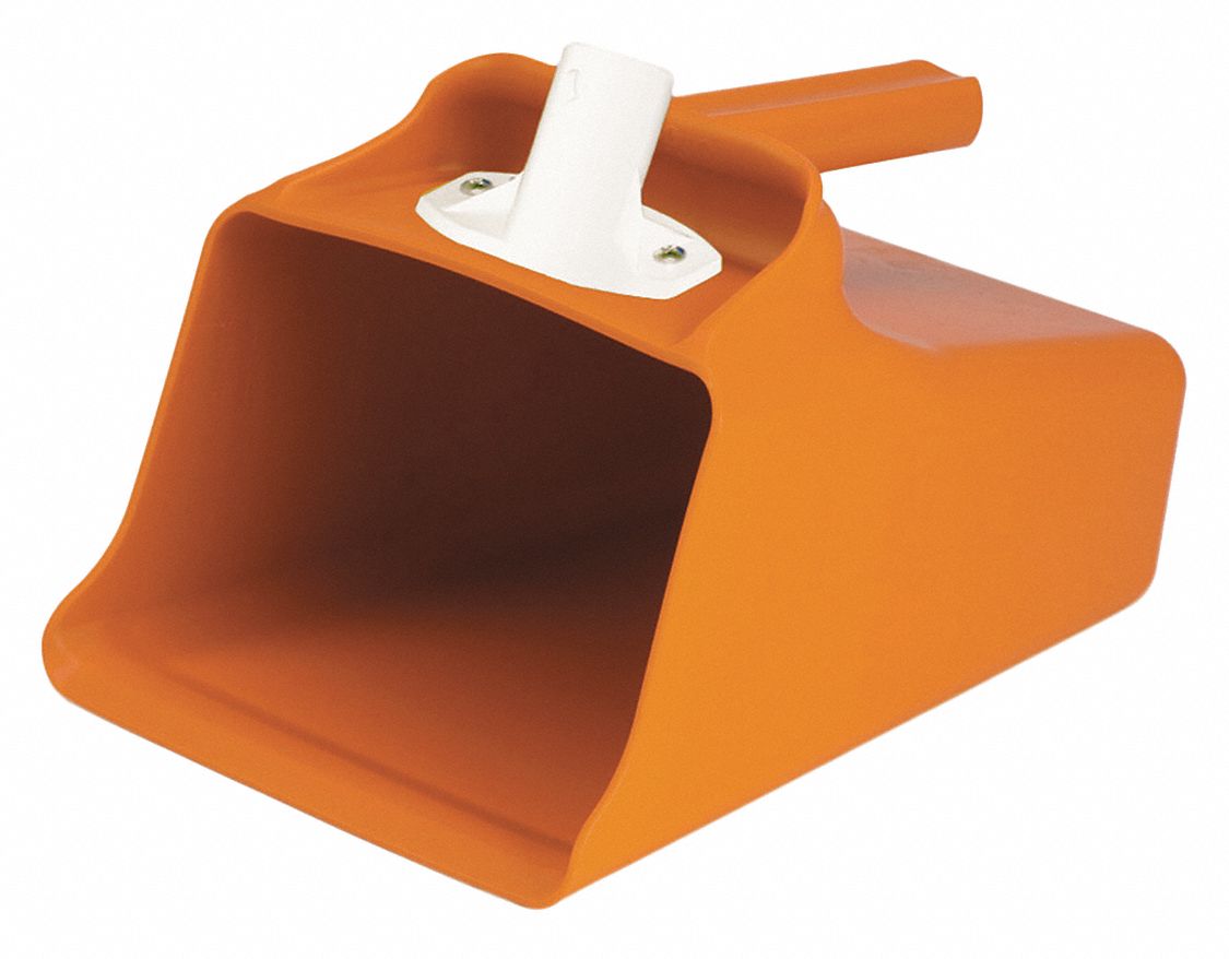 SMALL BOWL SCOOP,128 OZ.,ORANGE,9