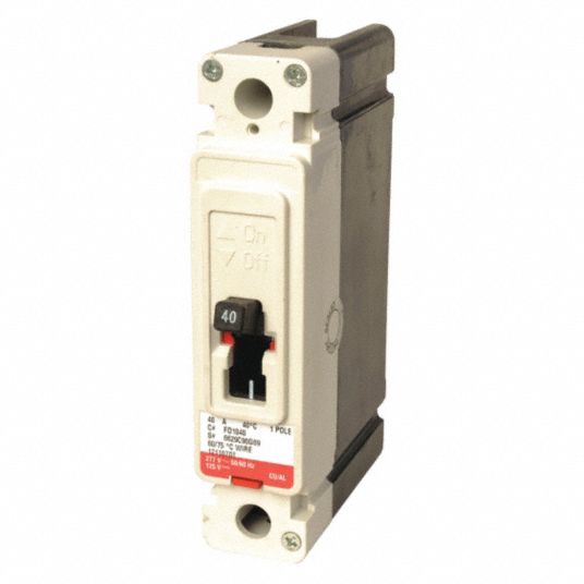 EATON Molded Case Circuit Breaker, 20 A Amps, Number of Poles 1, Series