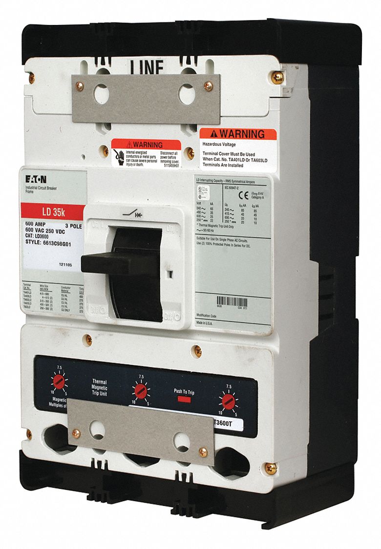 EATON, 400 A Amps, 65kA at 240V AC, Molded Case Circuit Breaker