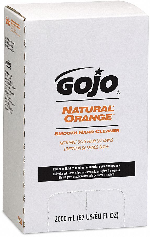 GOJO CLEANER HAND ORANGE SMOOTH 2L 4/CA Hand Soap GOJ725004 7250