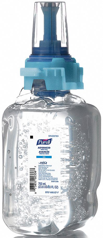 ADVANCED HAND RUB, HAND SANITIZER, ENVIRONMENTALLY FRIENDLY, 700 ML