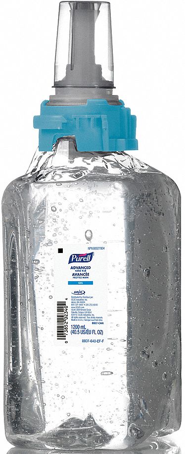 ADVANCED MOISTURIZING FOAM HAND RUB, HAND SANITIZER, ANTIBACTERIAL, 1200 ML, CA 3