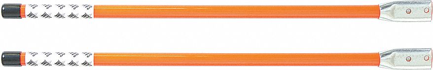 MARKER NYLON FLUOR ORN 24IN W/DECAL