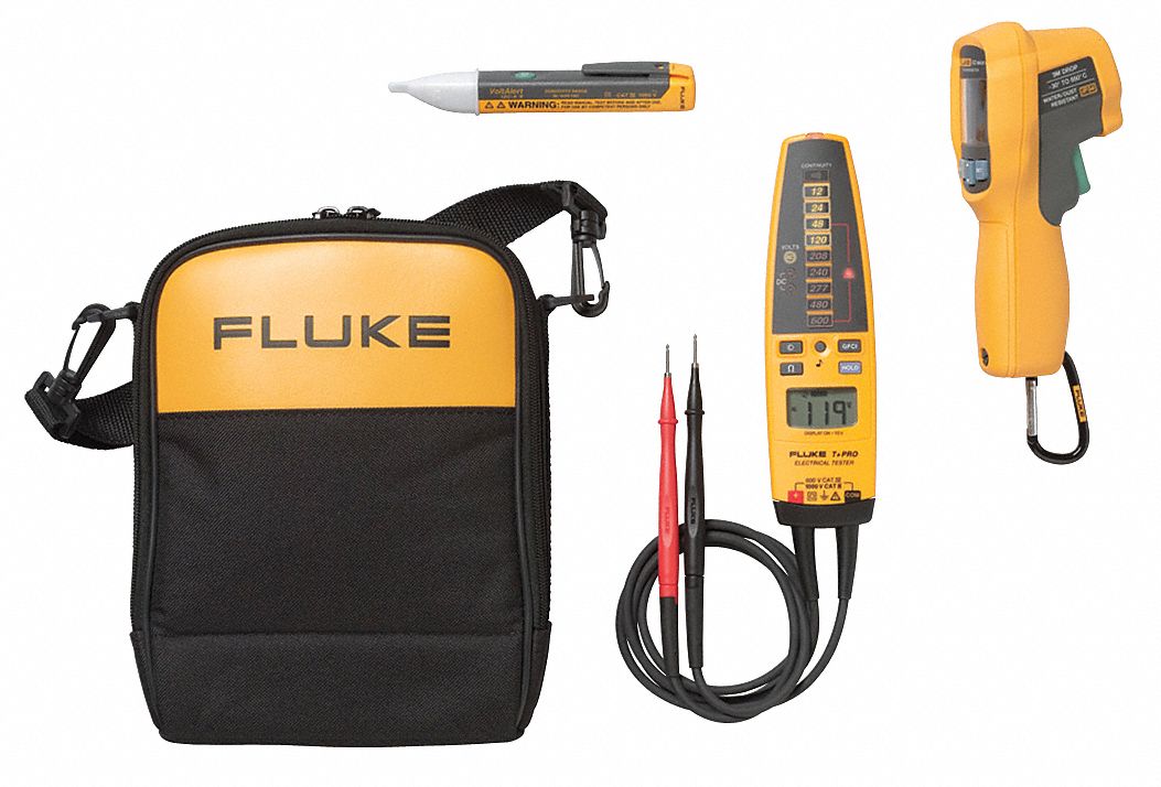 FLUKE Infrared Thermometer Kit - 46N344|Fluke62Max+/T+P/1AC - Grainger