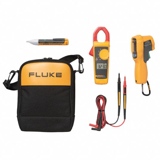 FLUKE Infrared Thermometer Kit, Test Instrument Included: Clamp Meter ...