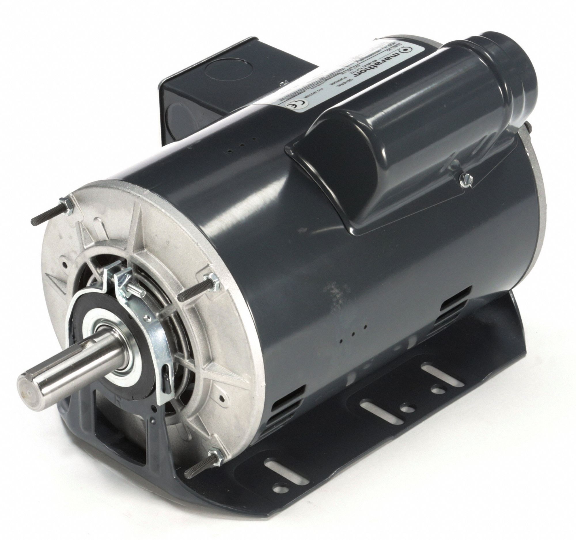 MARATHON MOTORS General Purpose Motor Open Dripproof, Cradle Base Mount, 1 1/2 HP, 115/208230V