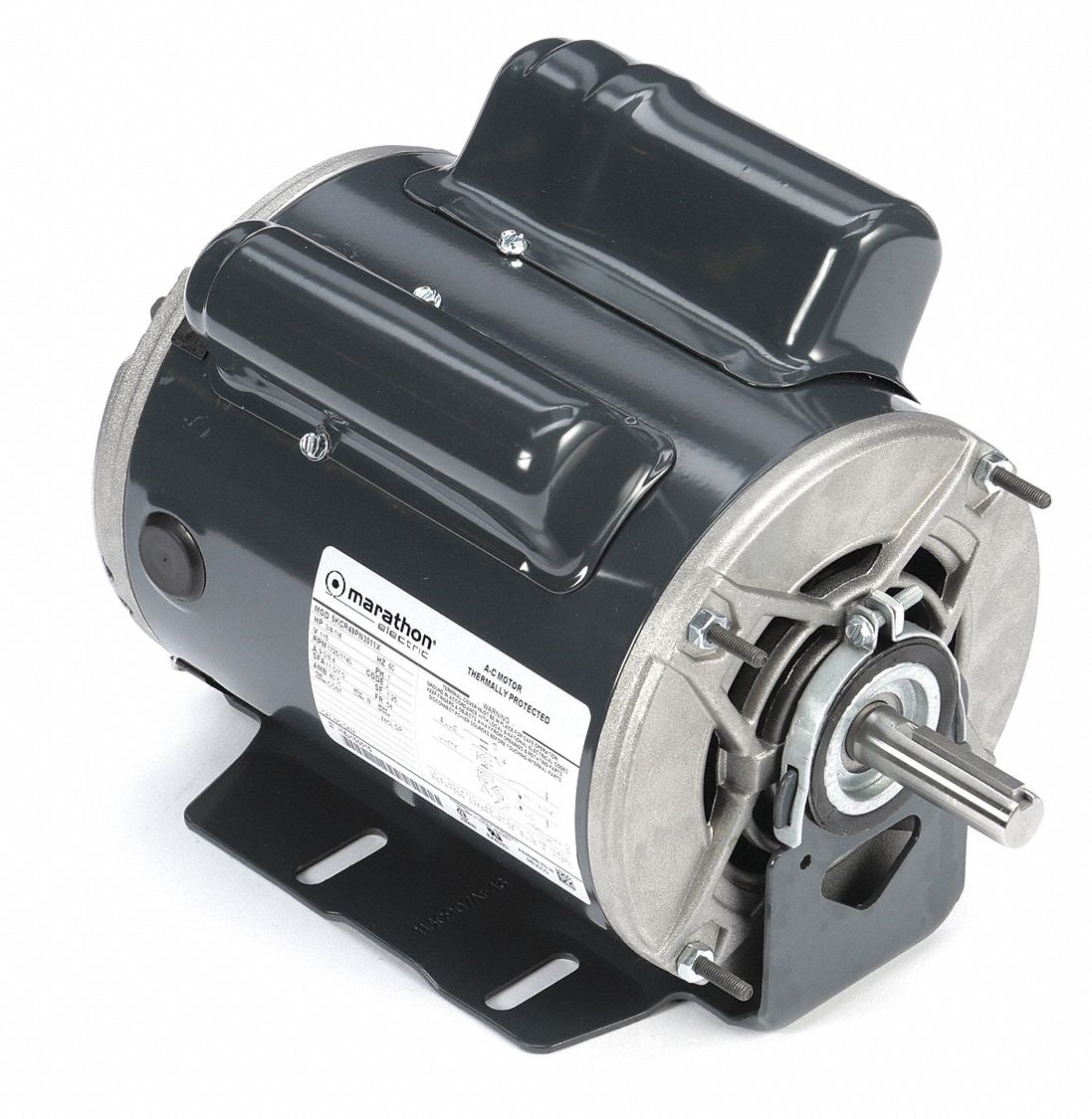 General Purpose Motor: Single Phase, 1/4 hp/3/4 hp, 115V AC, 56 Frame Size, 5/8 in x 2 in, B