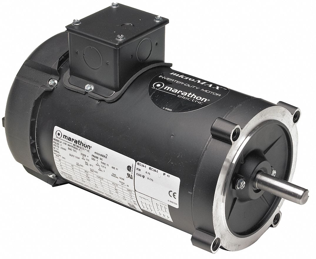 46N467 - Vector Motor 1 HP 3 ft.-lb. 230/460V