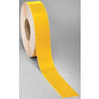 CONSPICUITY TAPE, SCHOOL BUS, YELLOW, 150 FT L, 2 IN W, 0.010 TO 0.014 IN THICK, SYNTHETIC RESIN