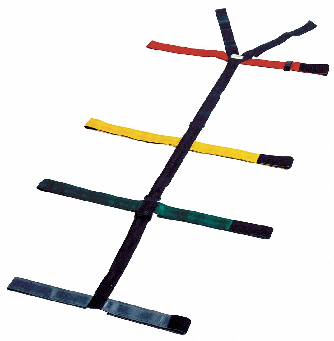 Strap System: Nylon, Black