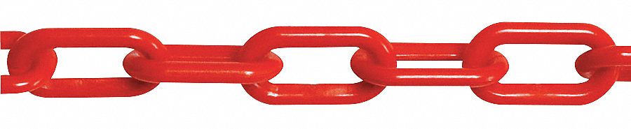 MR. CHAIN CHAIN PLASTIC #6 RED 1.5IN X100FT - 12873 - MRP30005-100 ...