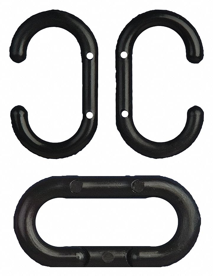 MASTER LINK 1.5 INCH BLACK 10 PACK