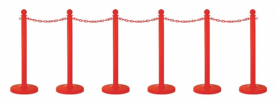 STANCHION CHAIN KIT M D RED