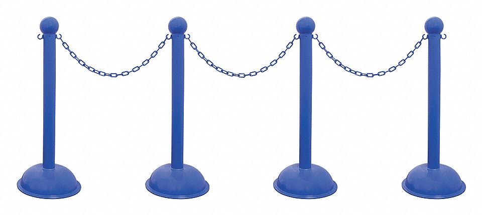 STANCHION CHAIN KIT H D BLUE