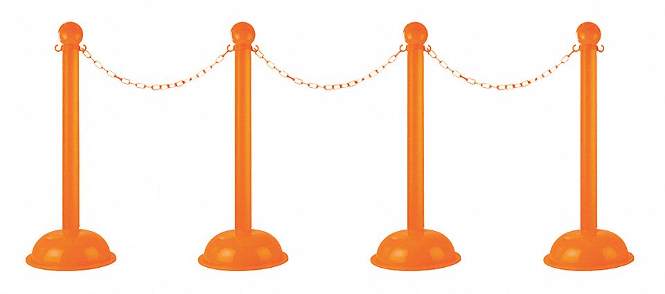 STANCHION CHAIN KIT H D ORANGE